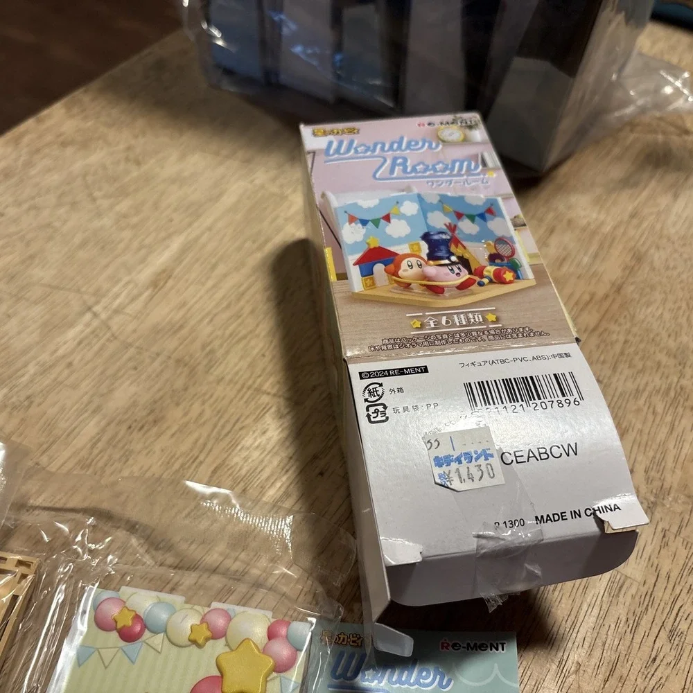 Re-Ment Kirby Wonder Room Miniature Figure Set 3 Party Room Pink Nintendo